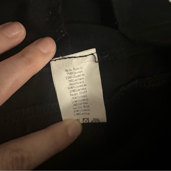 2/$30 Maternity Bootcut Pants High Waist Comfy Maternity Dress Pants, Large - Picture 5 of 12